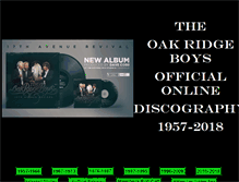 Tablet Screenshot of oaksdiscography.com
